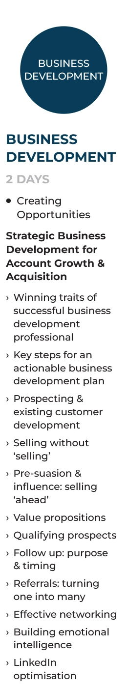 Business Development Academy