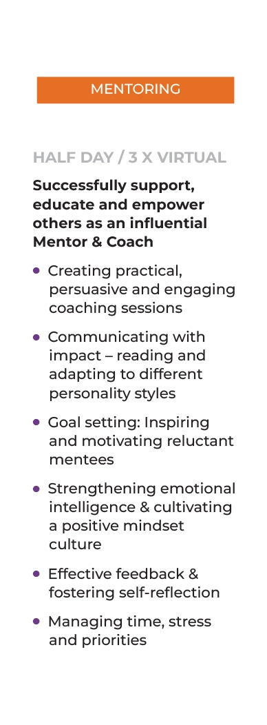 Mentoring Course