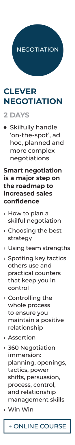 Sales Negotiation Course
