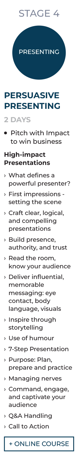 Sales Presenting Course