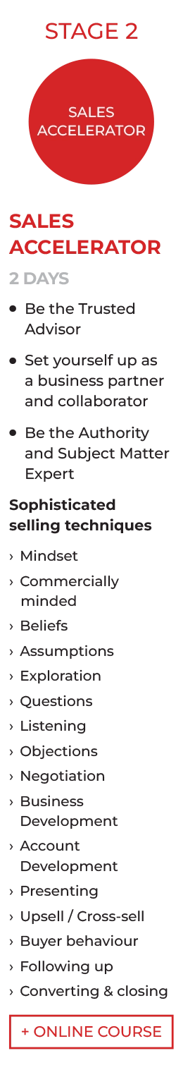 Sales Accelerator Course