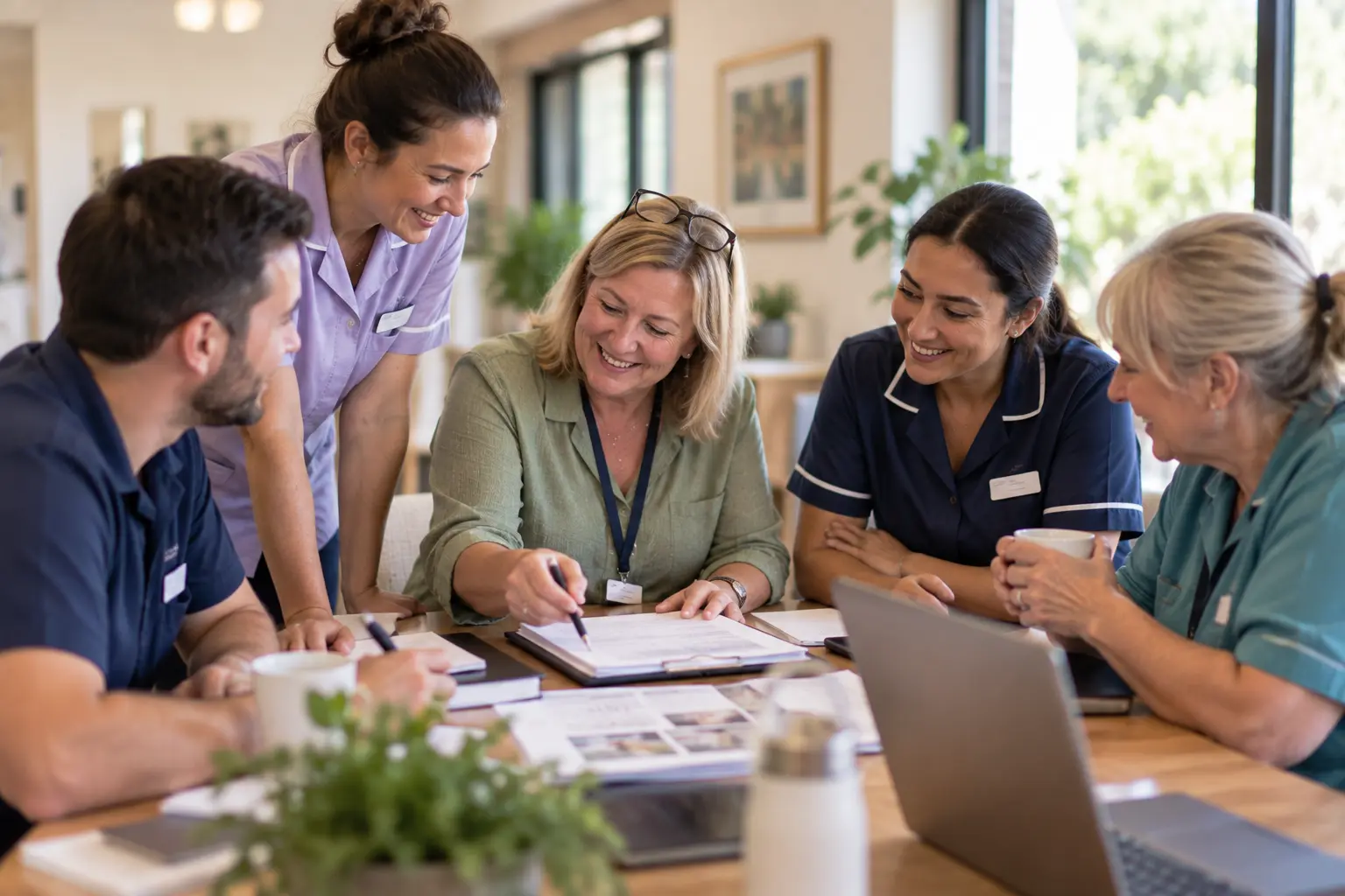 Aged care team